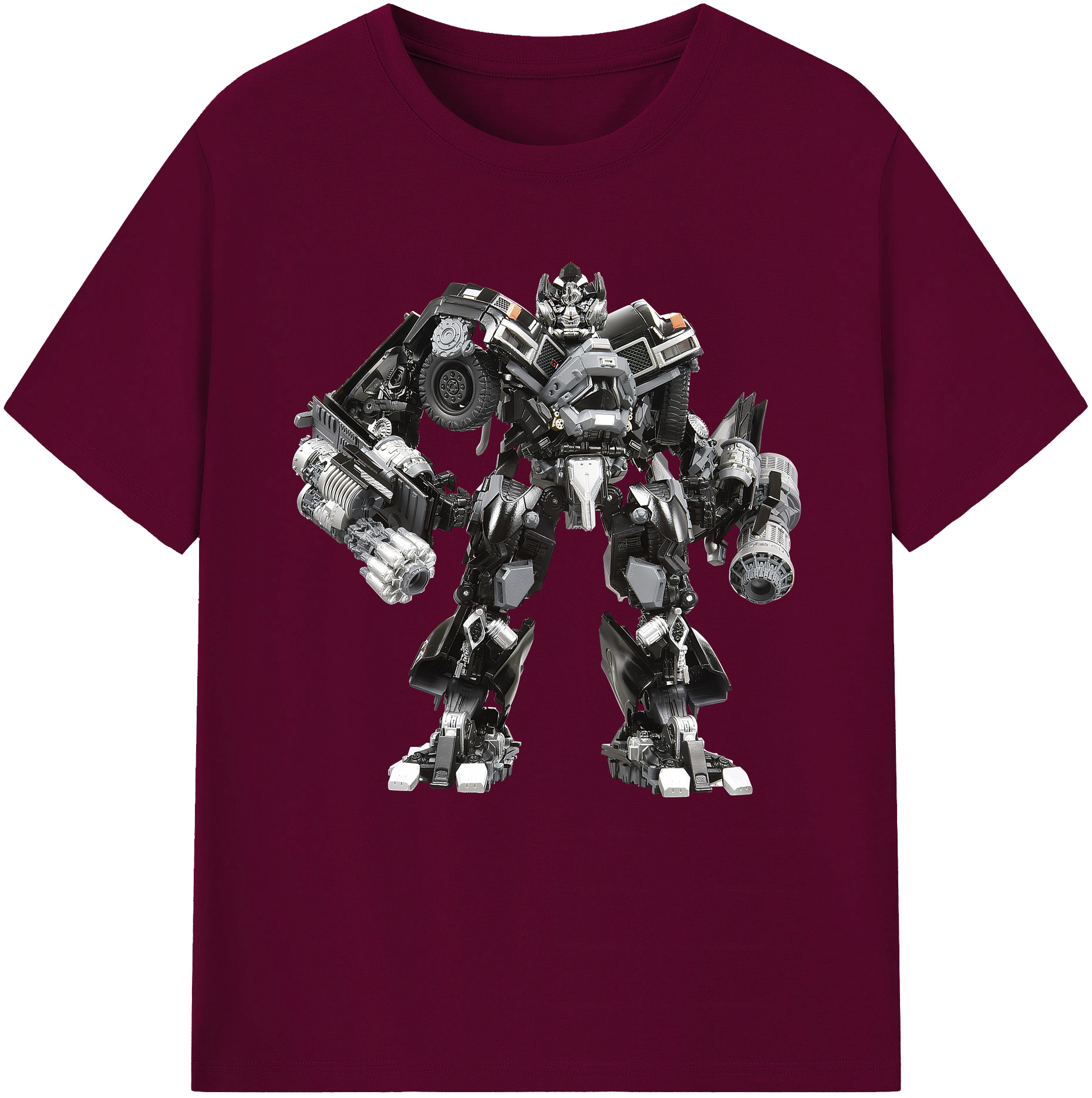 （画像用） Transformers トランスフォーマー レディースカジュアルプリントTシャツ（綿100％）